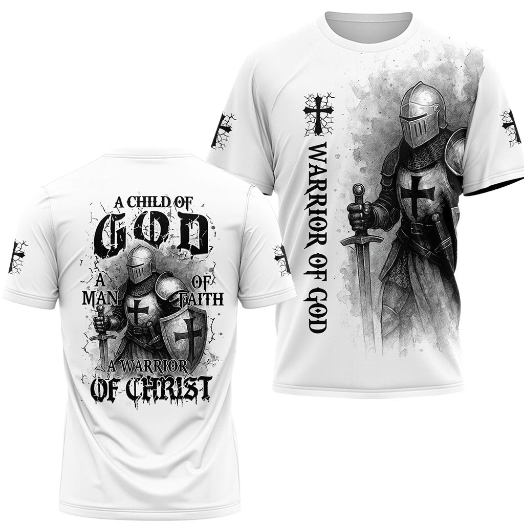 “Warrior of Christ” T-shirt & Shorts Set