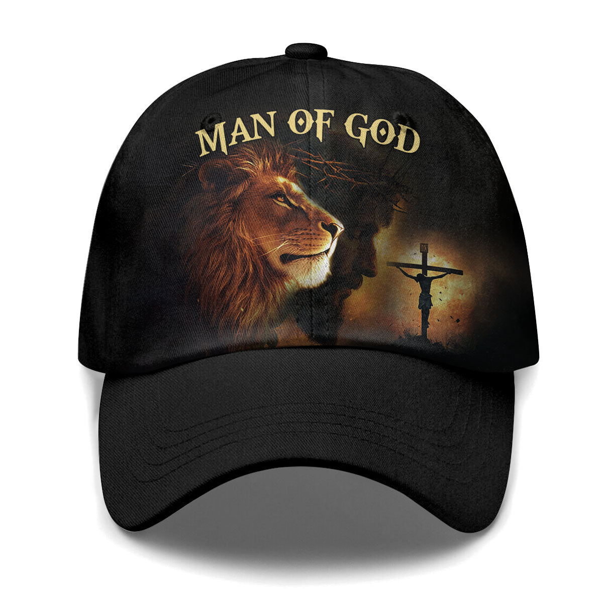 No Matter The Storm Lion Baseball Cap