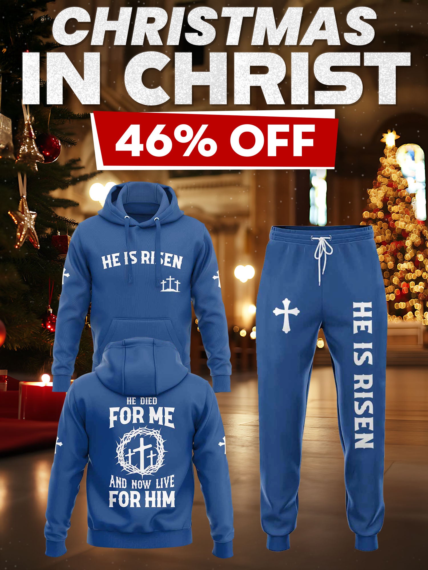 “Risen Life” Hoodie & Jogger Set