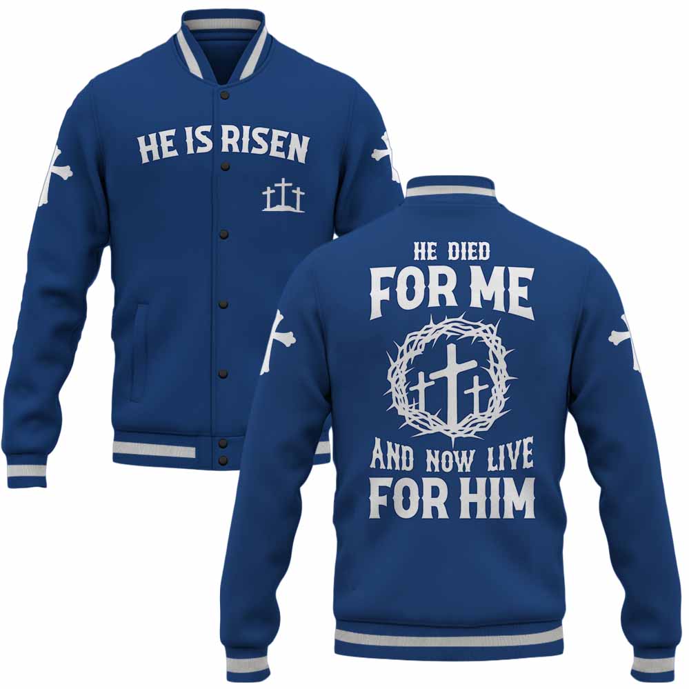 “Risen Life” Baseball Jacket