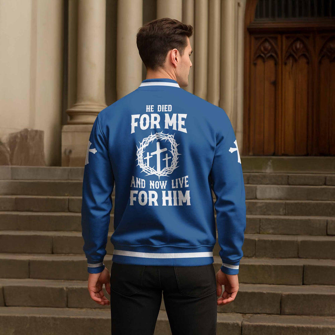 “Risen Life” Baseball Jacket