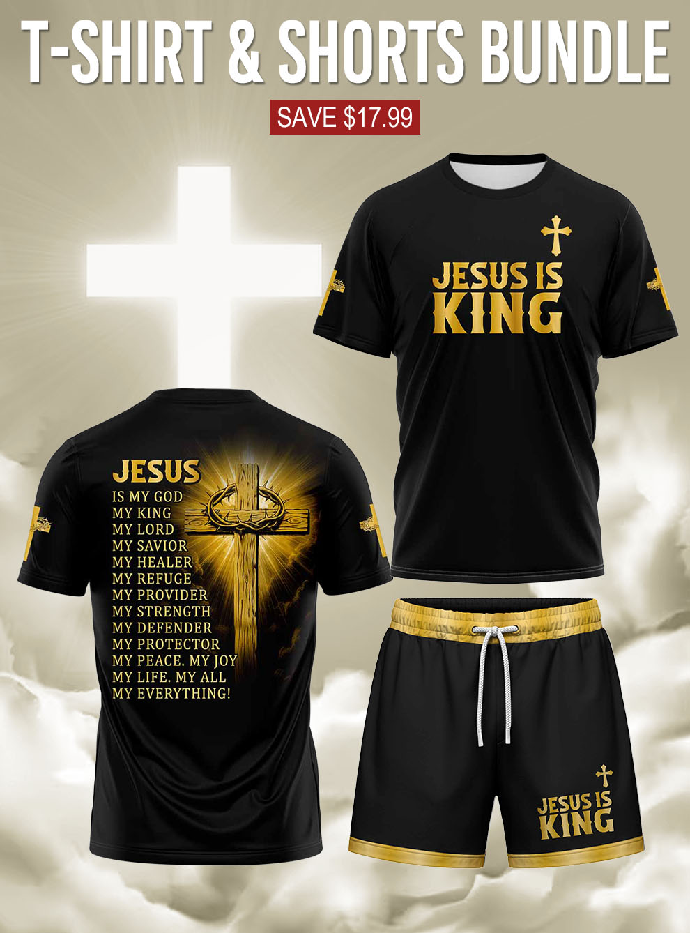 “Majesty” T-shirt & Shorts Set