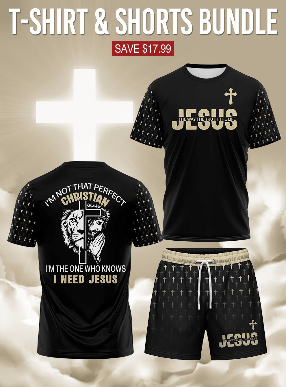 “Grace” T-shirt & Shorts Set