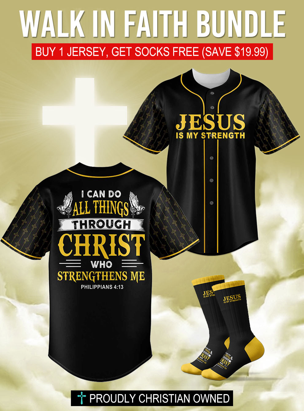 “Strength” Jersey & Socks Bundle