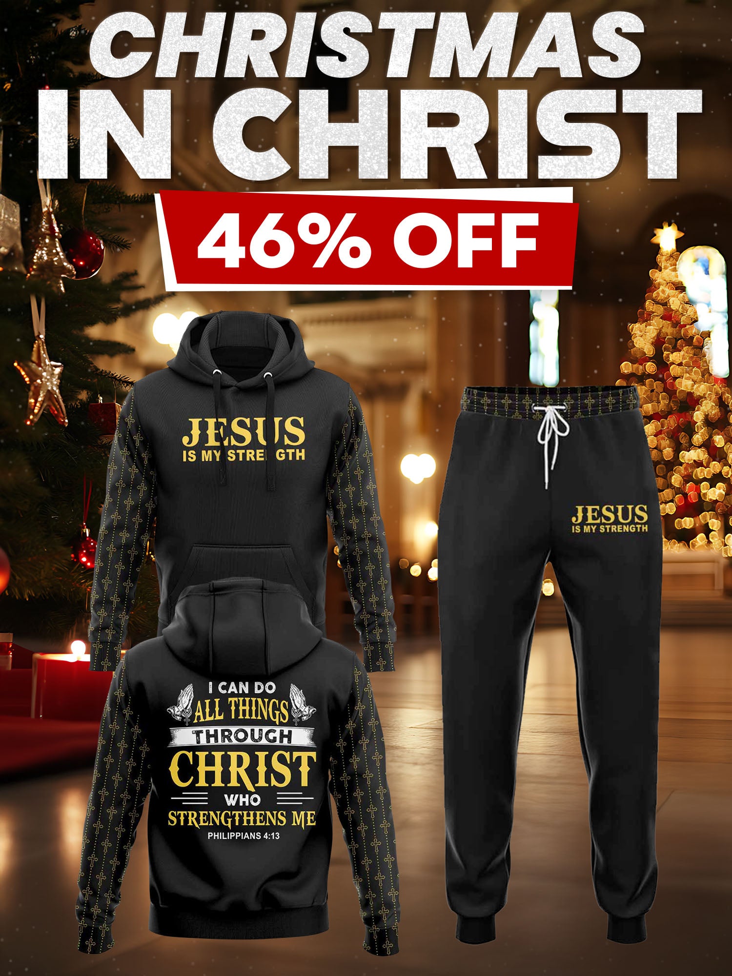 “Strength” Hoodie & Jogger Set