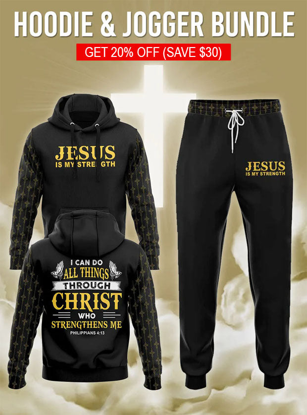 “Strength” Hoodie & Jogger Set