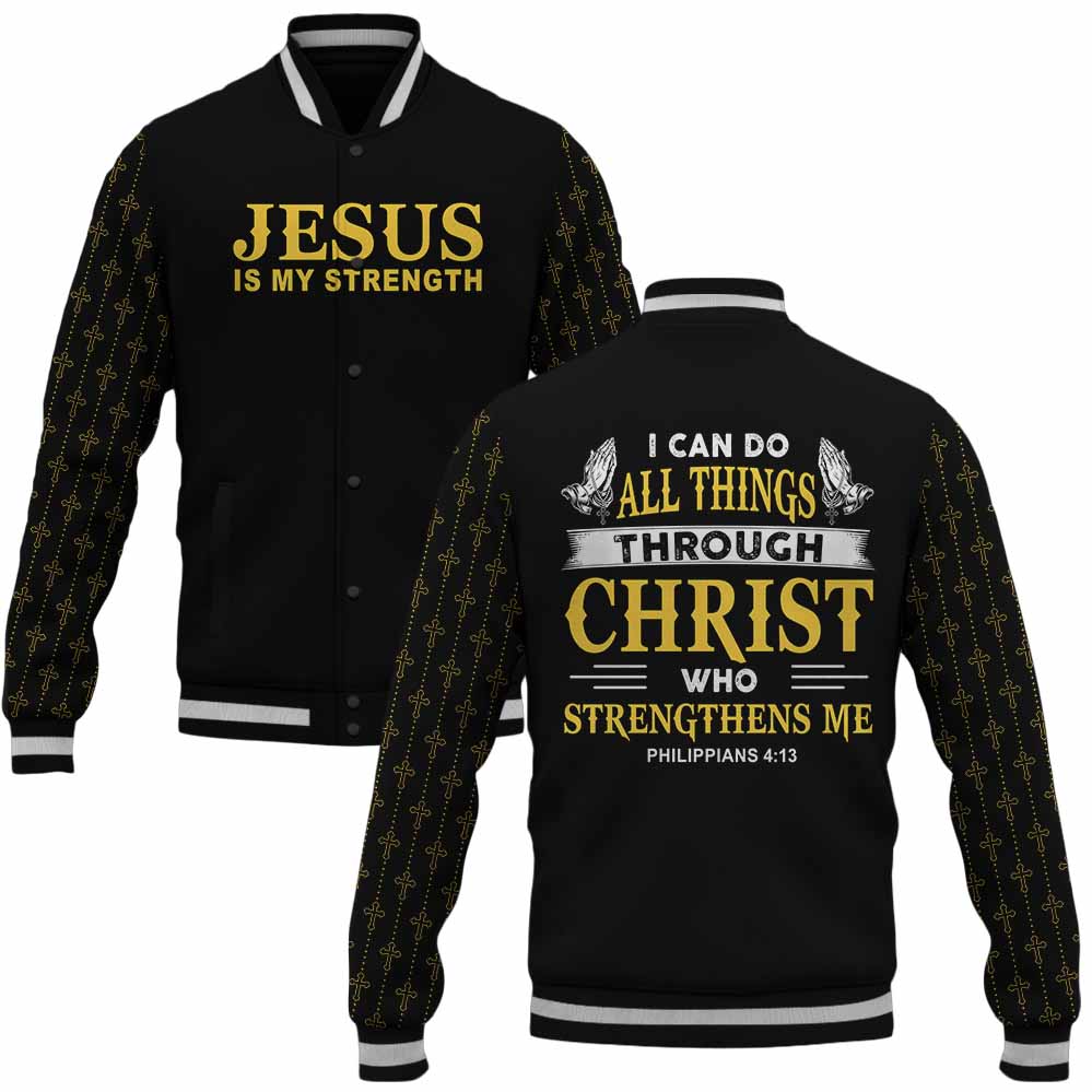 "Strength" Baseball Jacket