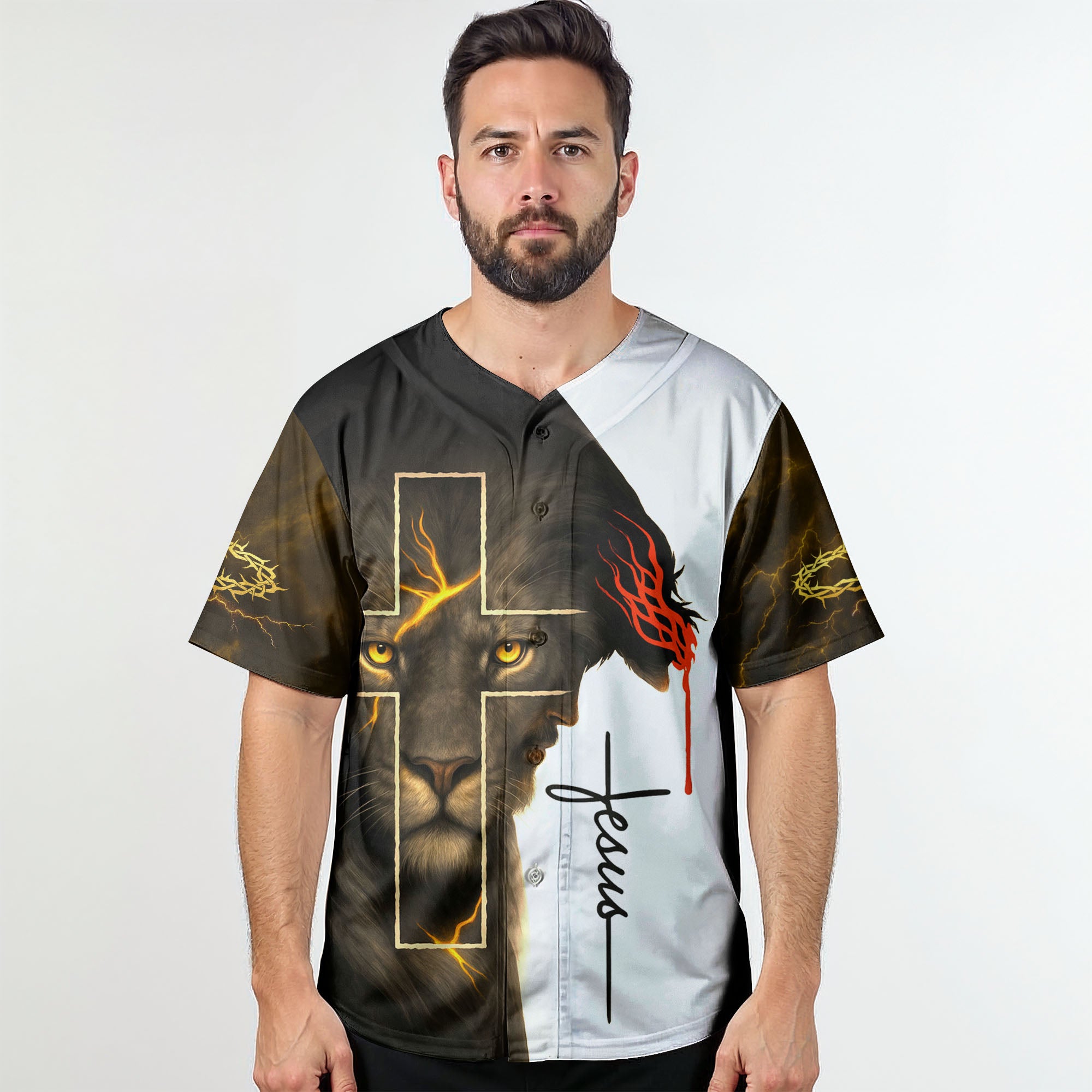 “Crown & Cross” Baseball Jersey