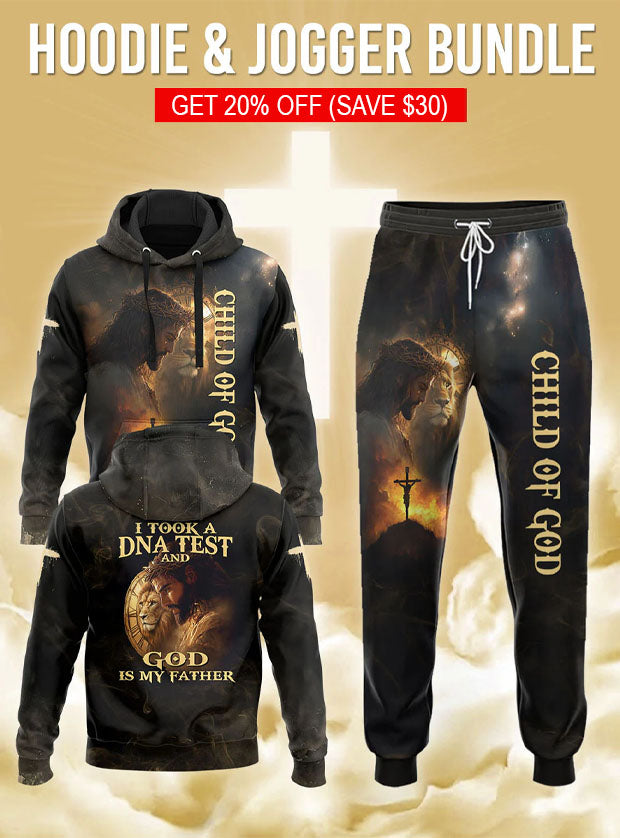 “God’s DNA” Hoodie & Jogger Set