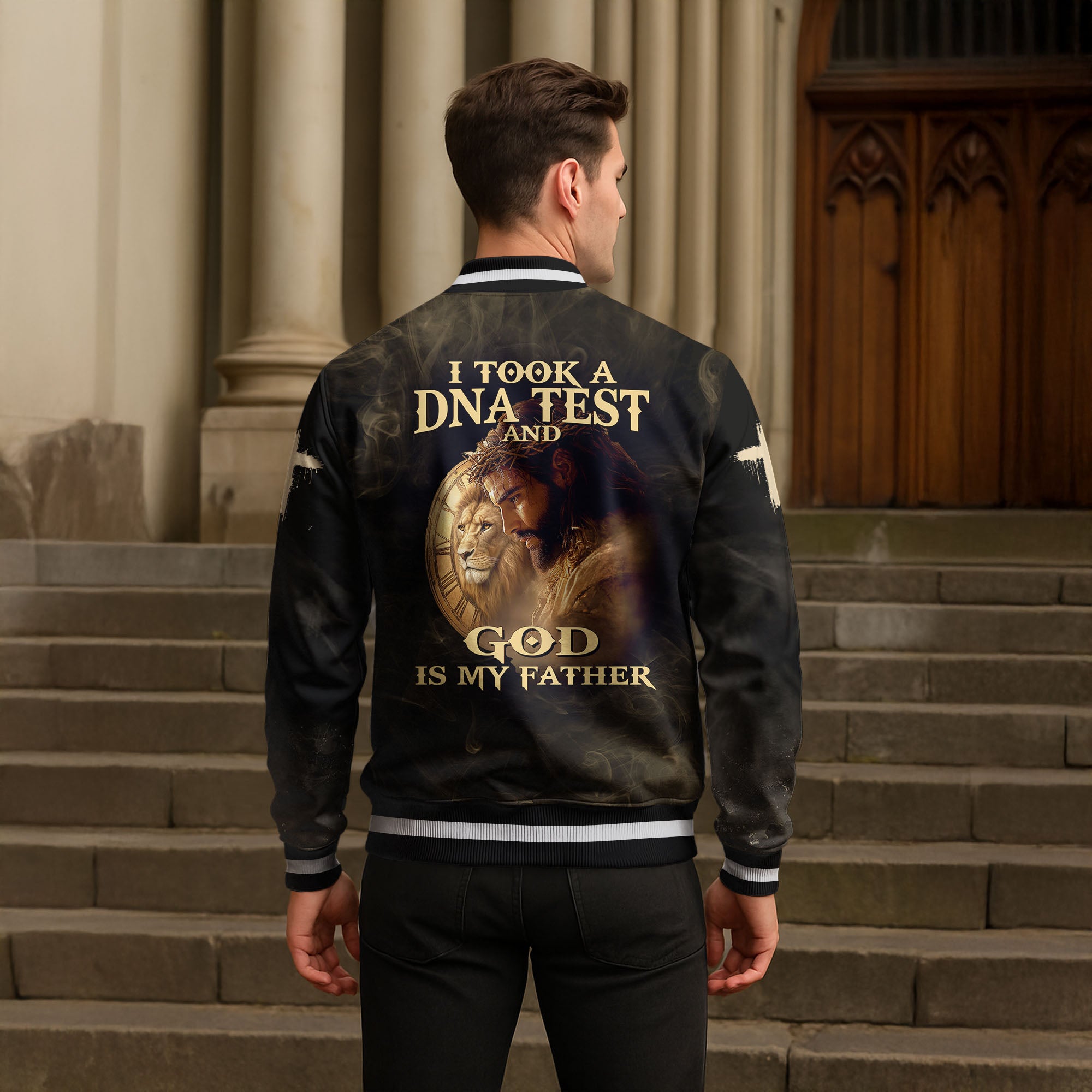 “God’s DNA” Baseball Jacket