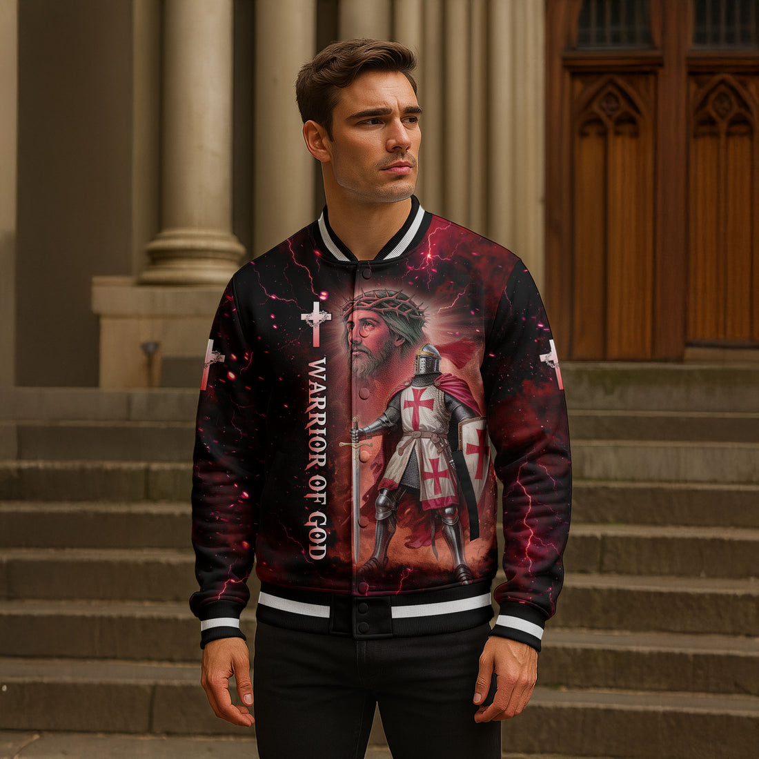 “Warrior’s Call” Baseball Jacket