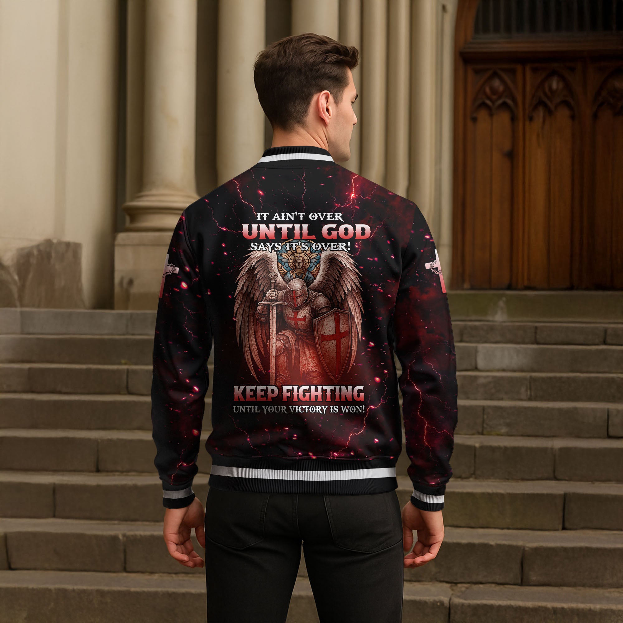 “Warrior’s Call” Baseball Jacket