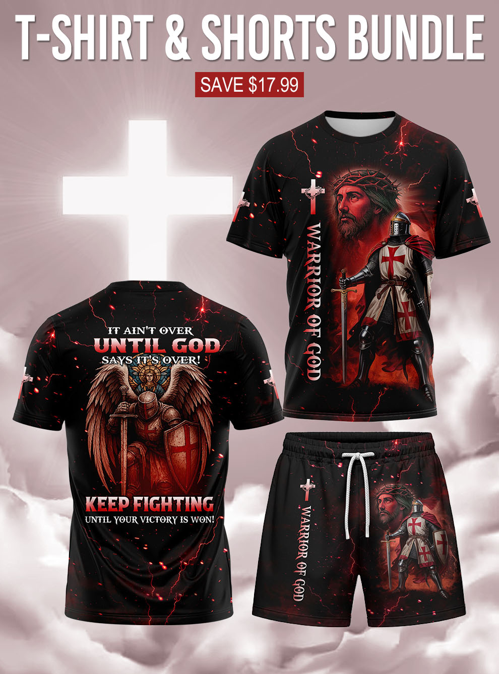 “Warrior’s Call” T-shirt & Shorts Set