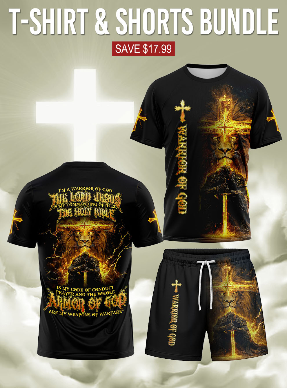 “Armor of Light” T-shirt & Shorts Set