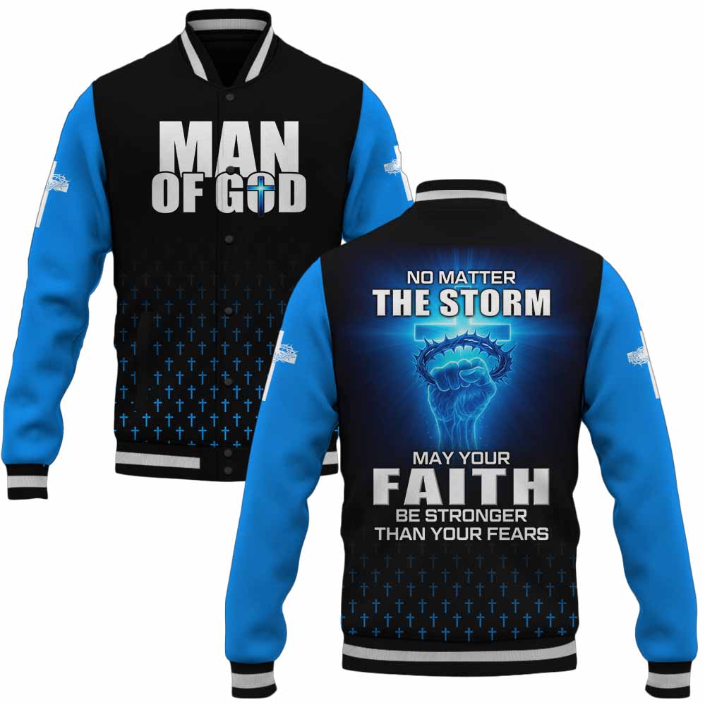 “Unshaken” Baseball Jacket