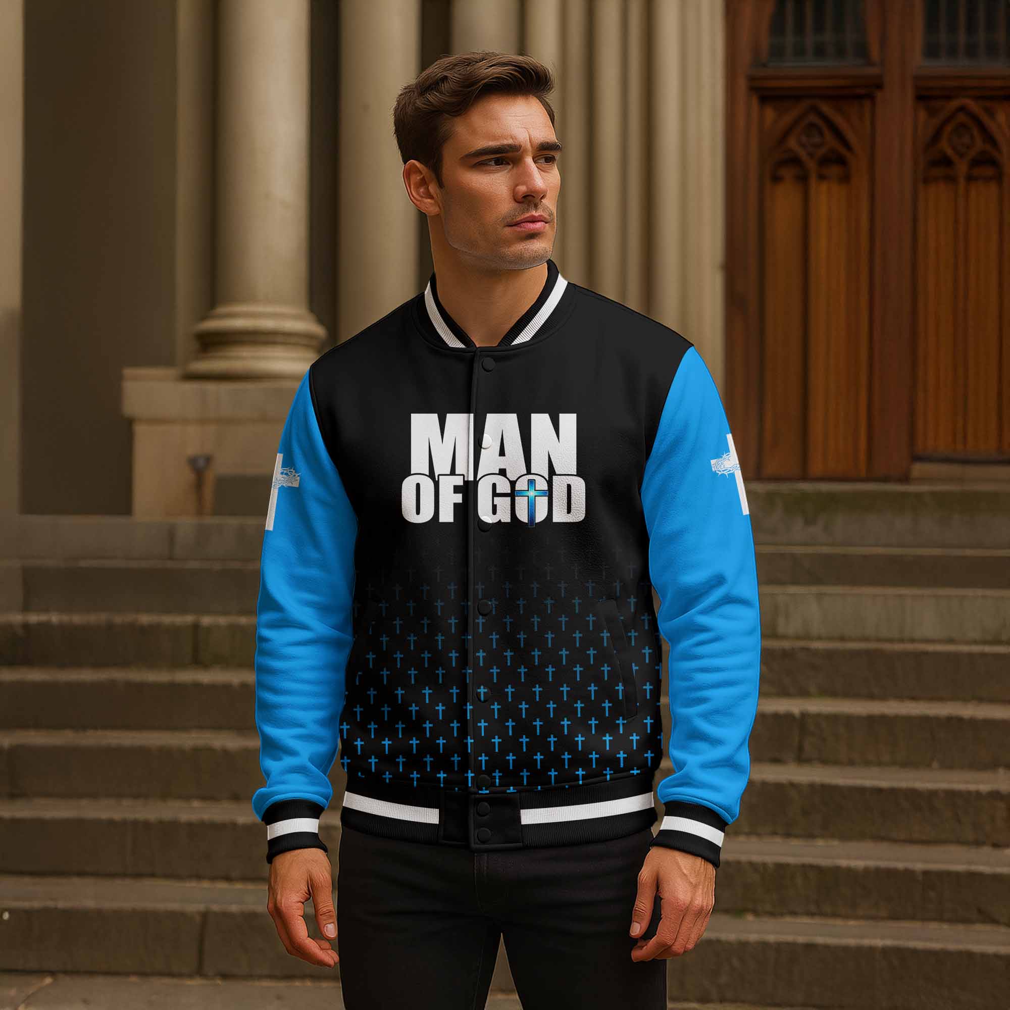 “Unshaken” Baseball Jacket