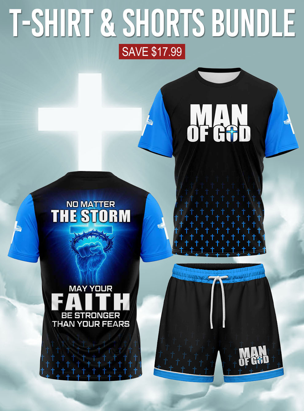 “Unshaken” T-Shirt & Shorts Set