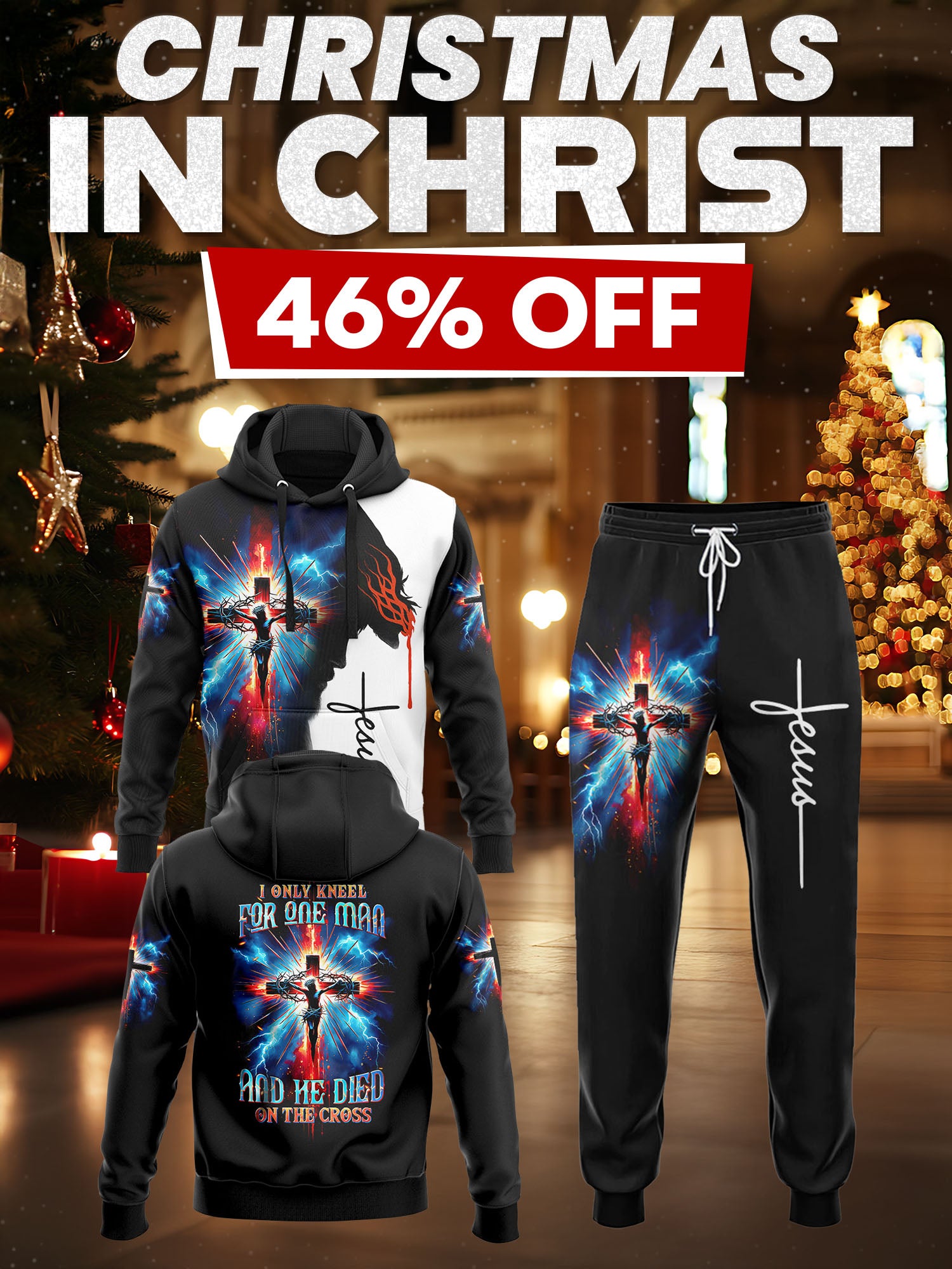 “Kneel for One" Hoodie & Jogger Set