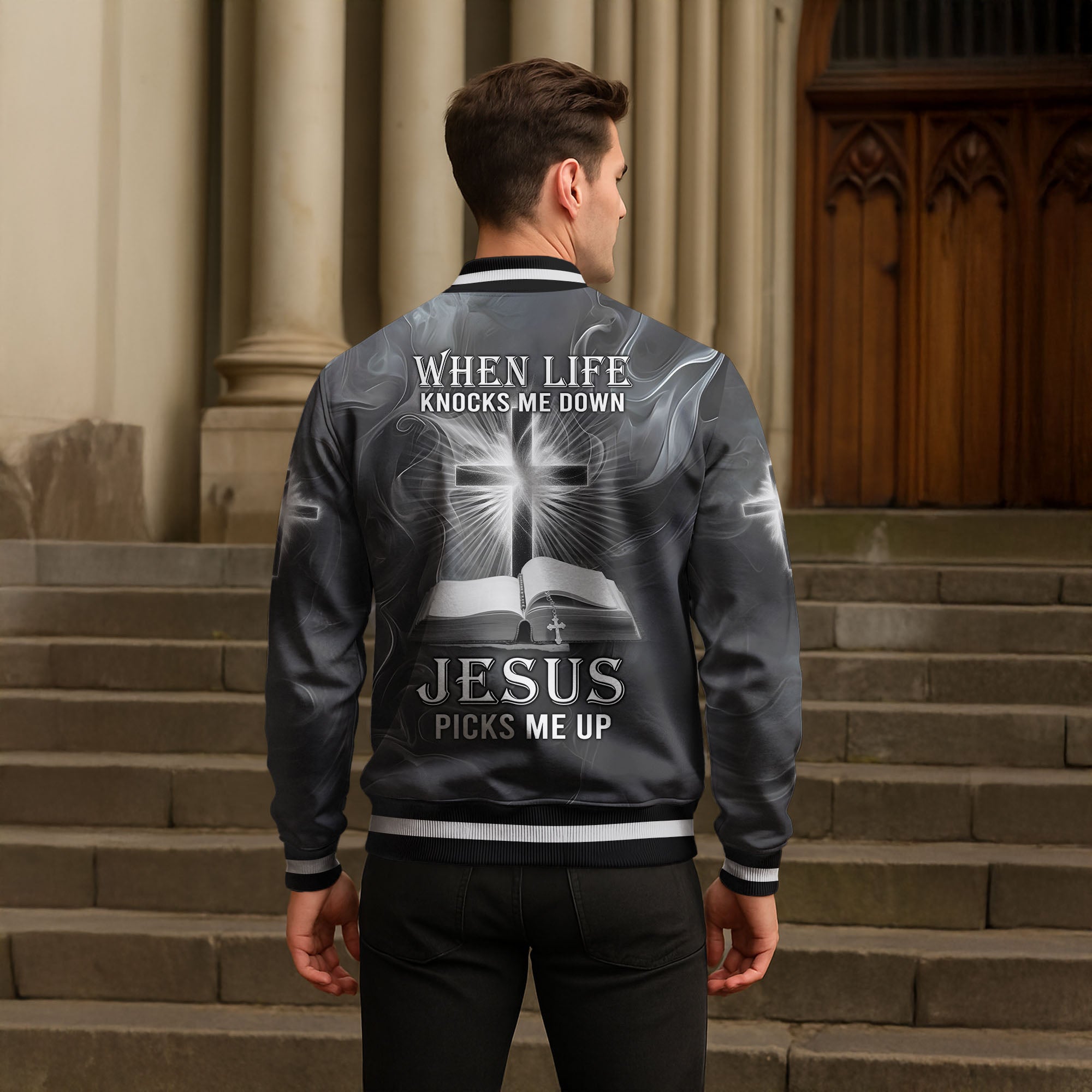 “Lifted” Baseball Jacket