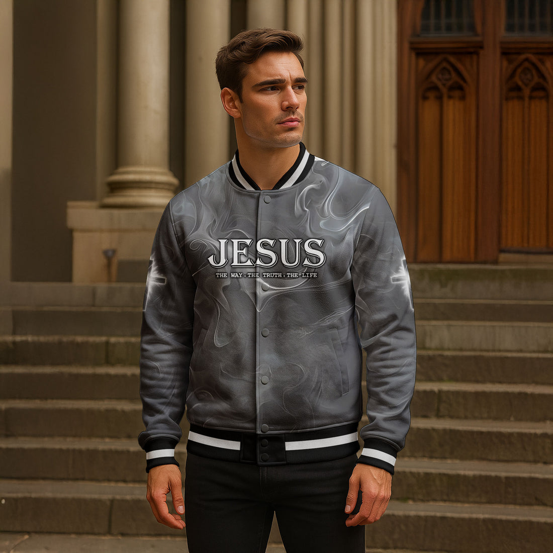 “Lifted” Baseball Jacket