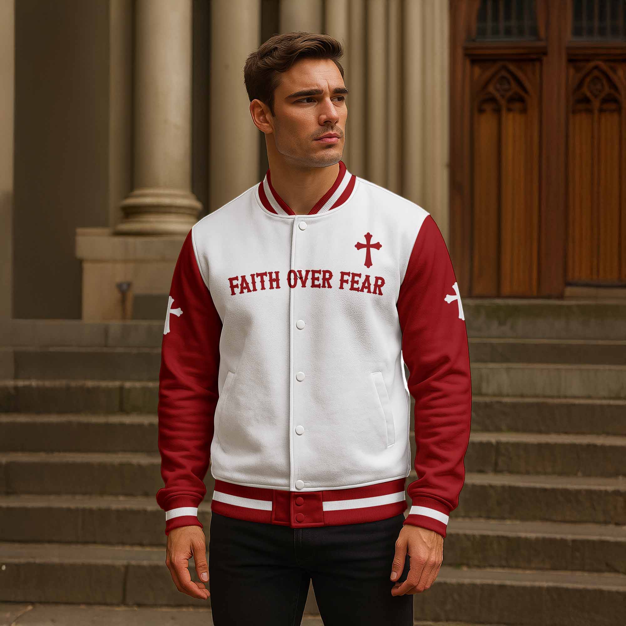 “Fearless” Baseball Jacket
