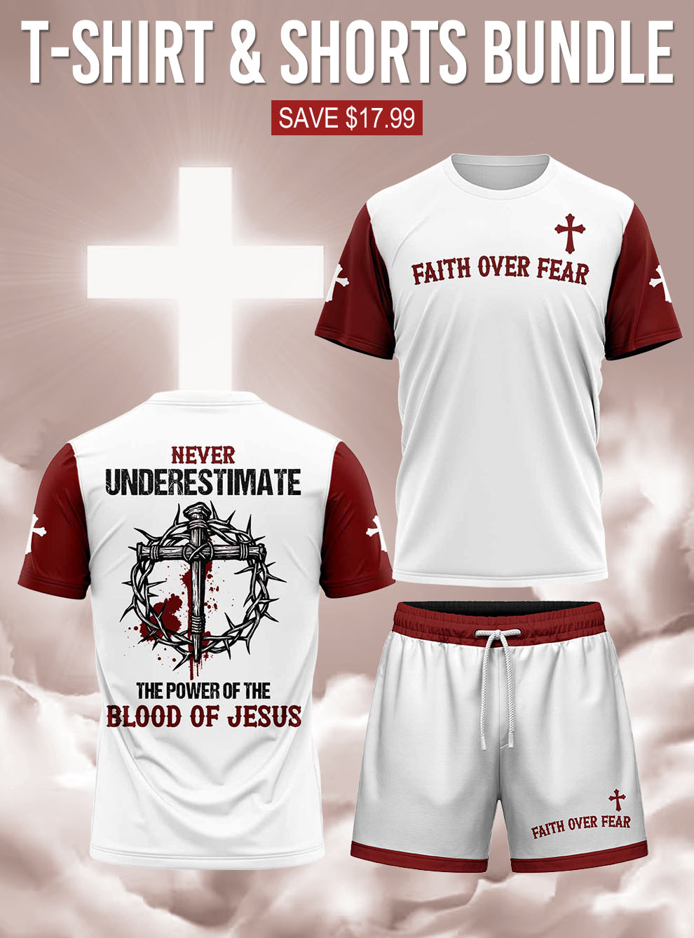 “Fearless” T-shirt & Shorts Set