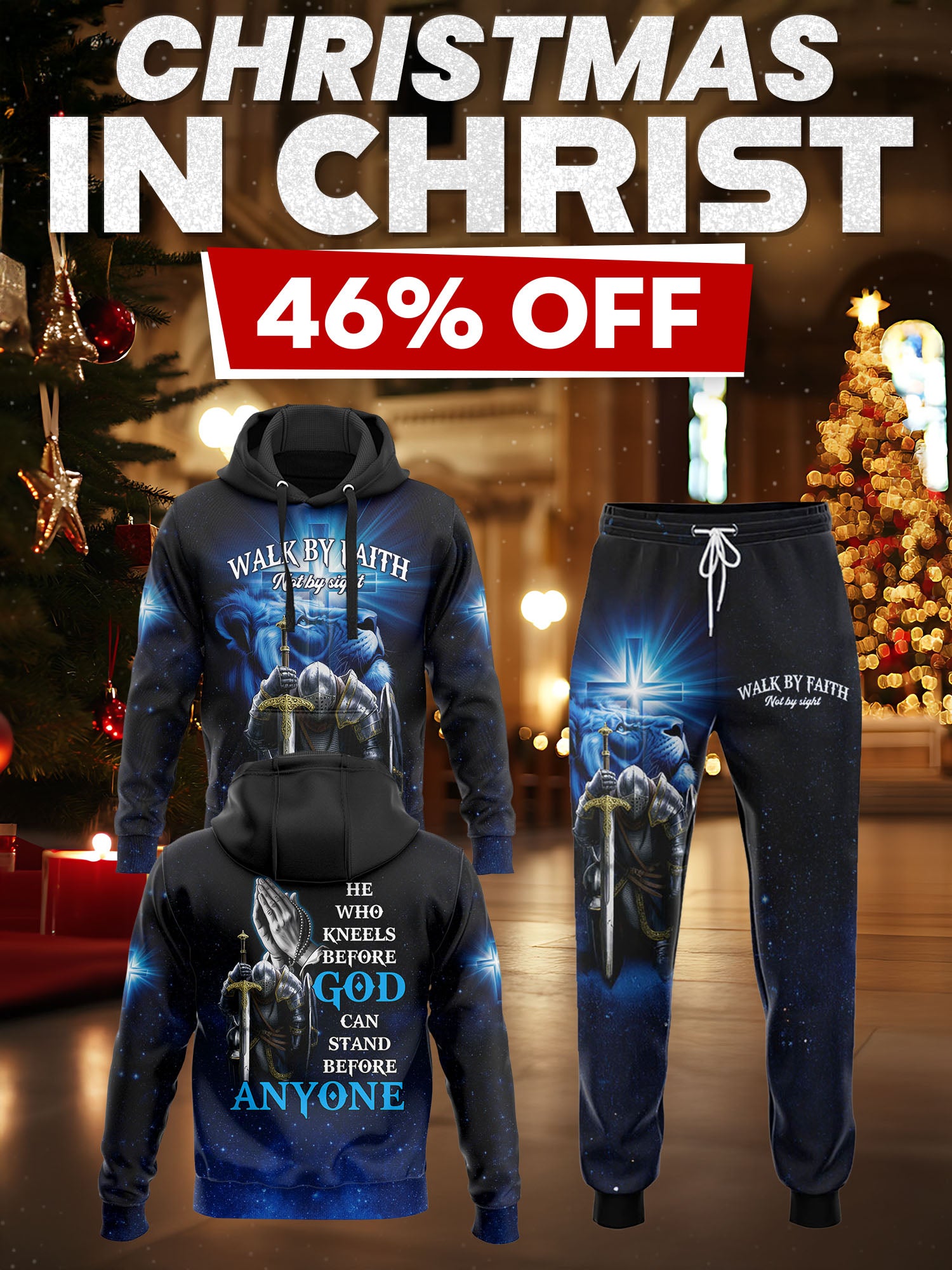 “Godfident”  Hoodie & Jogger Set