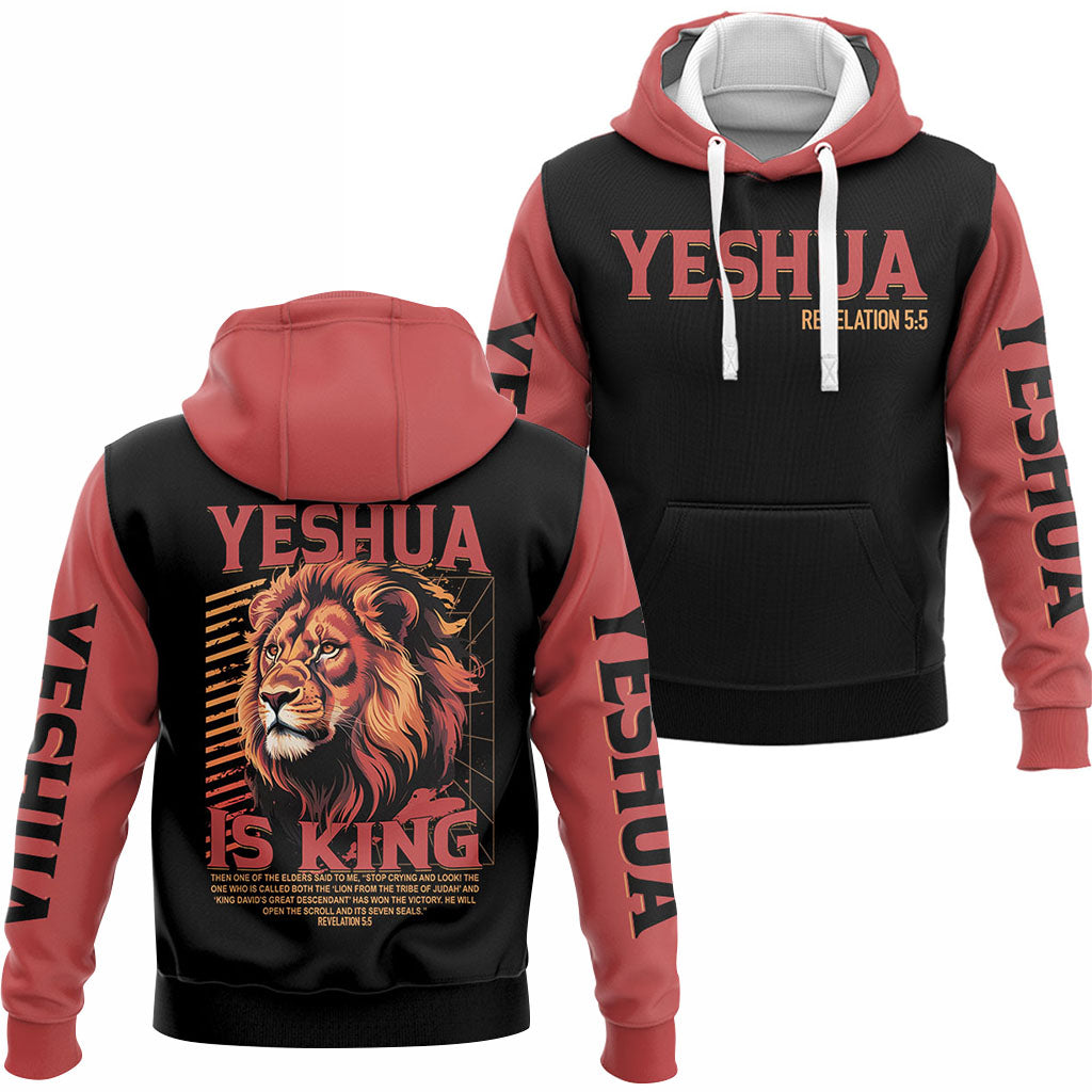 Yeshua Is King Christian Hoodie