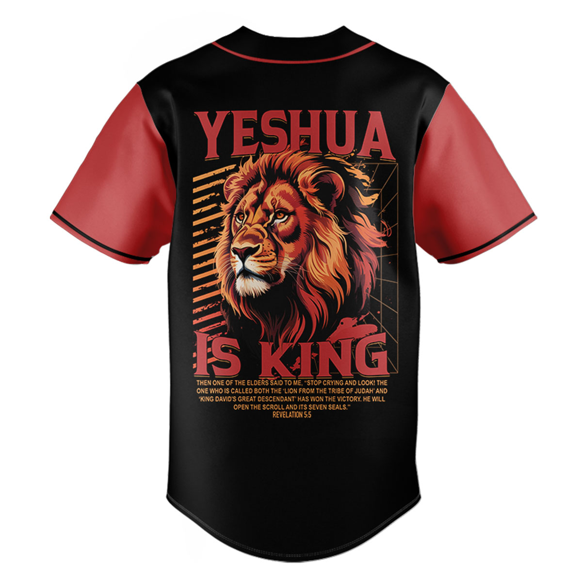 Yeshua Is King Christian Baseball Jersey