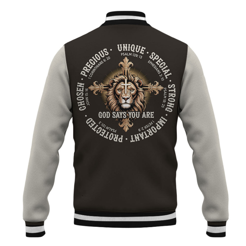 Man Of Faith Baseball Jacket