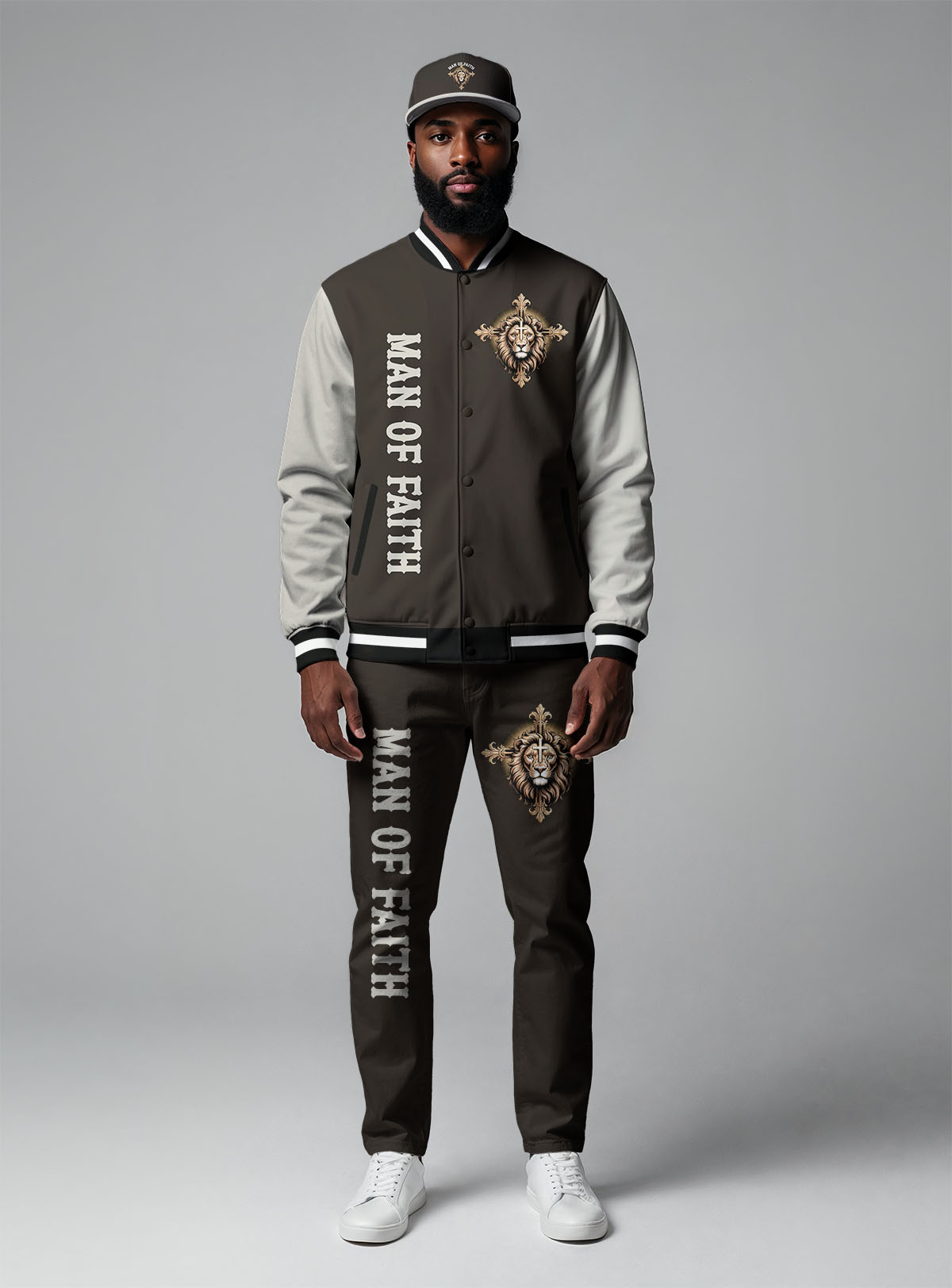 Man Of Faith Baseball Jacket