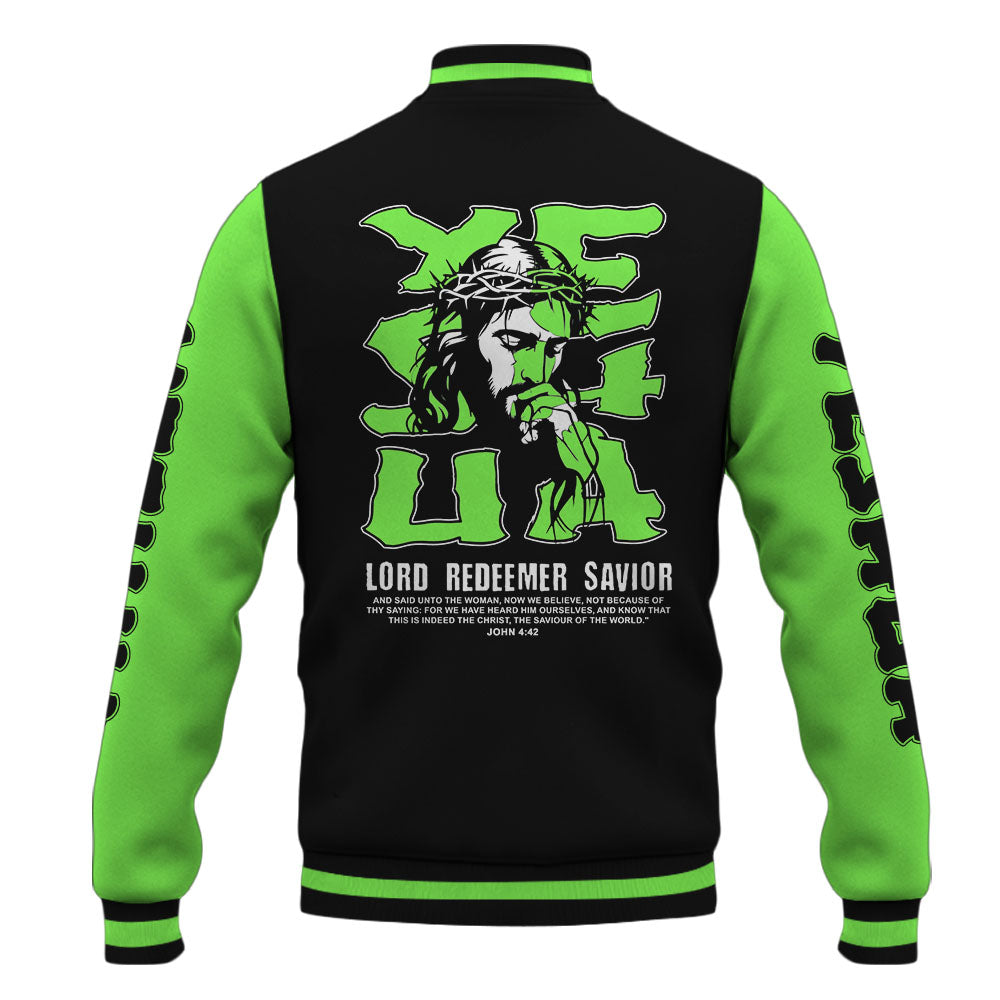 Lord Redeemer Savior Baseball Jacket