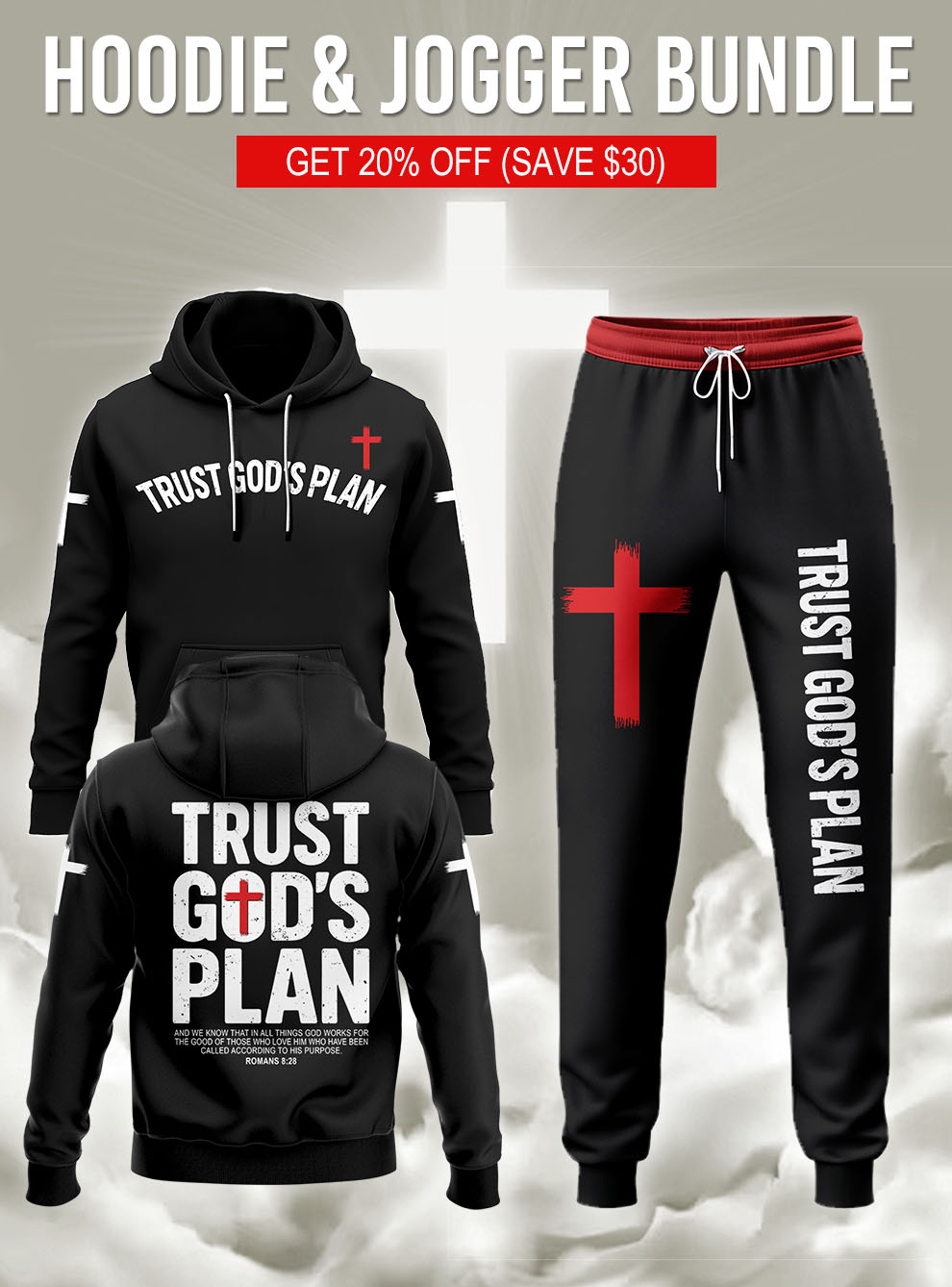 Trust God's Plan Hoodie & Jogger Set