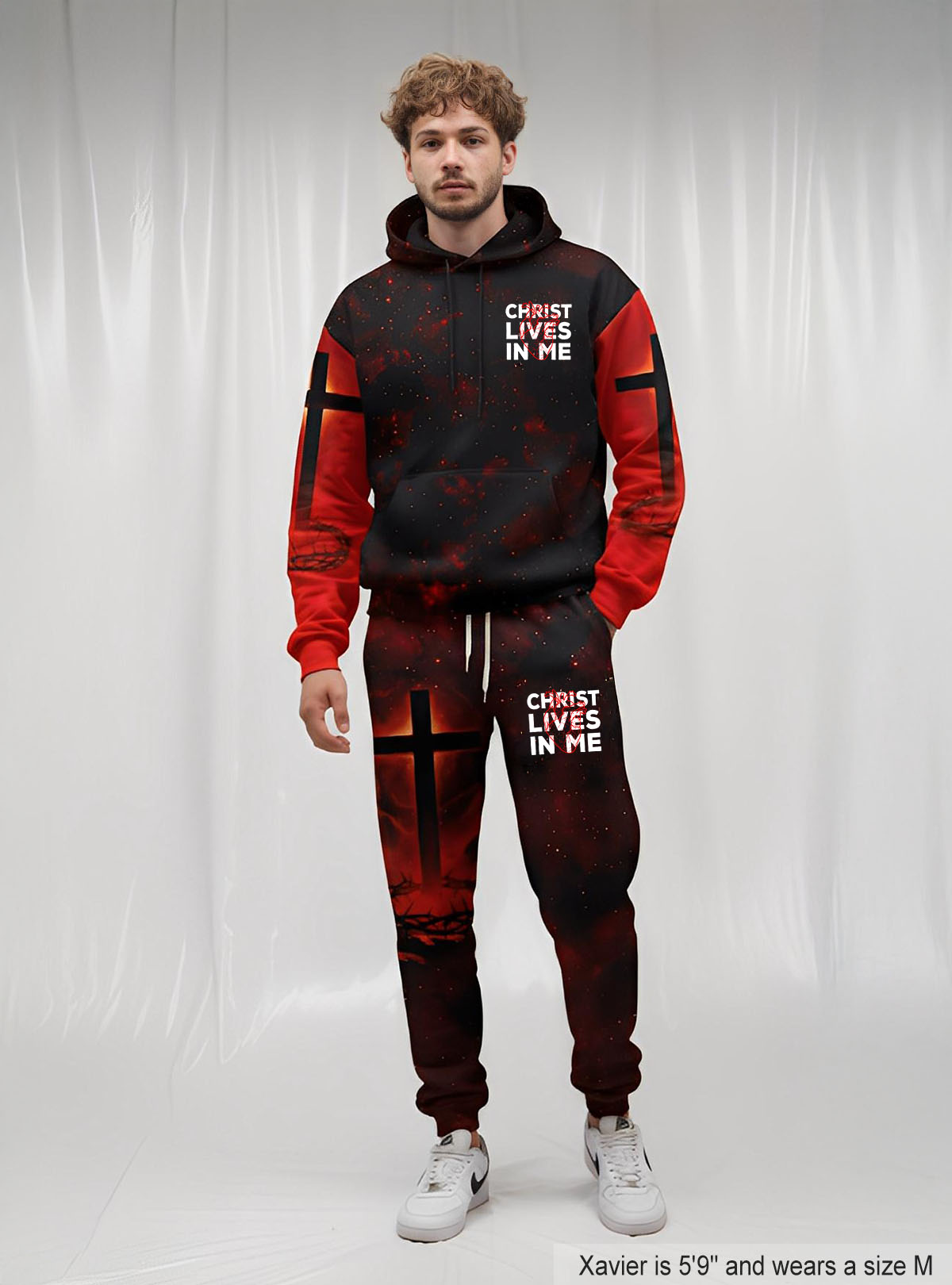 Christ Lives In Me Hoodie & Jogger Set
