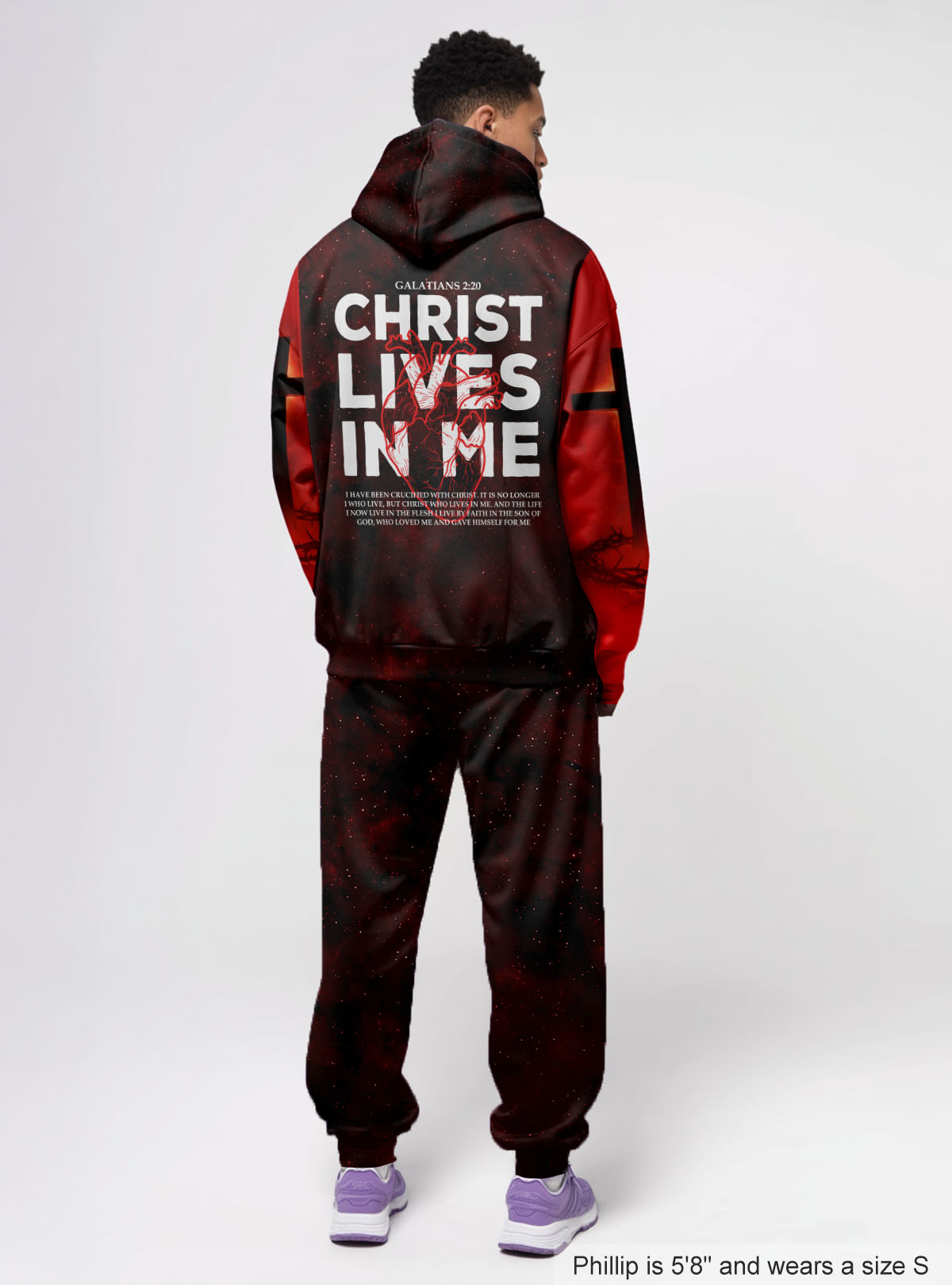 Christ Lives In Me Hoodie & Jogger Set