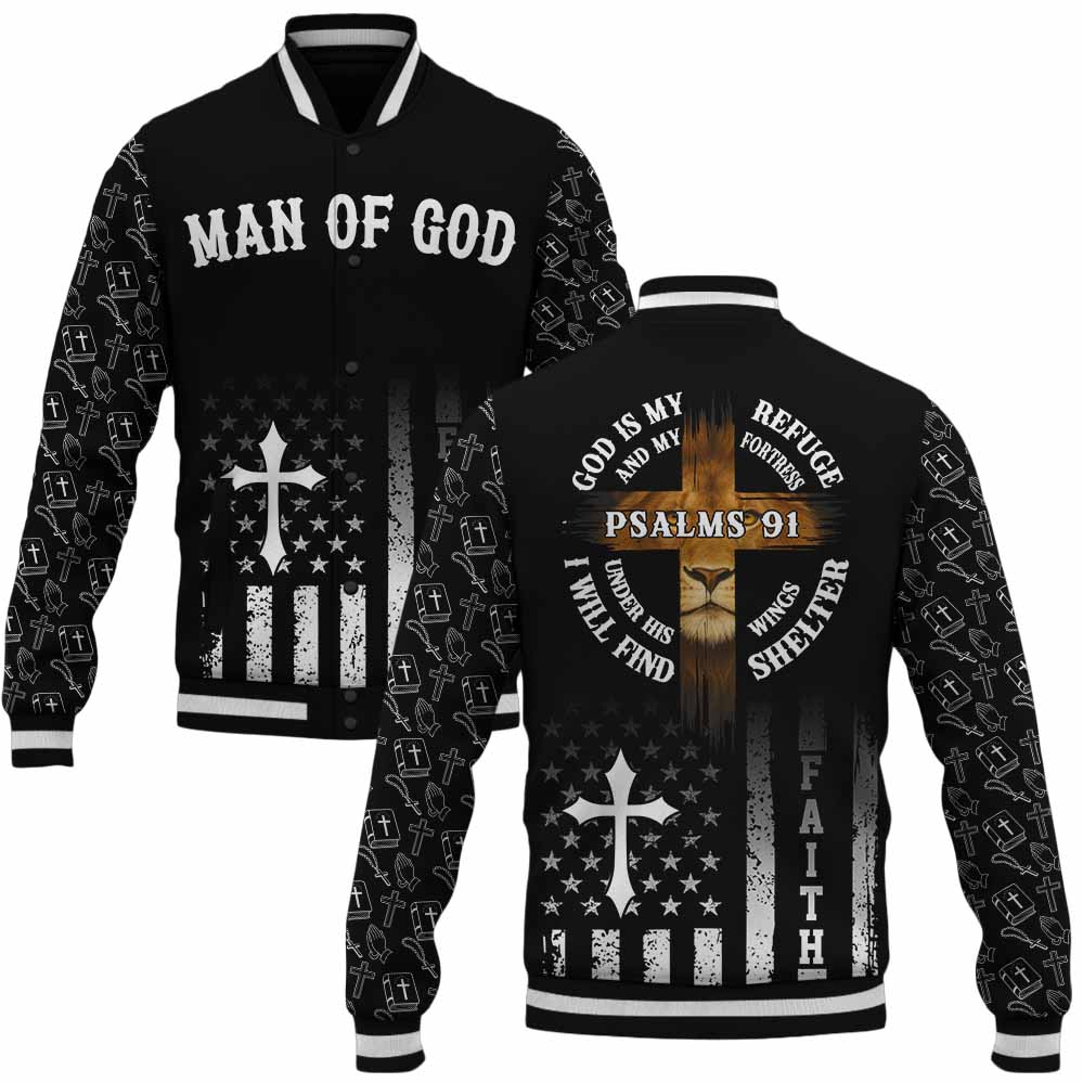 “Refuge” Baseball Jacket