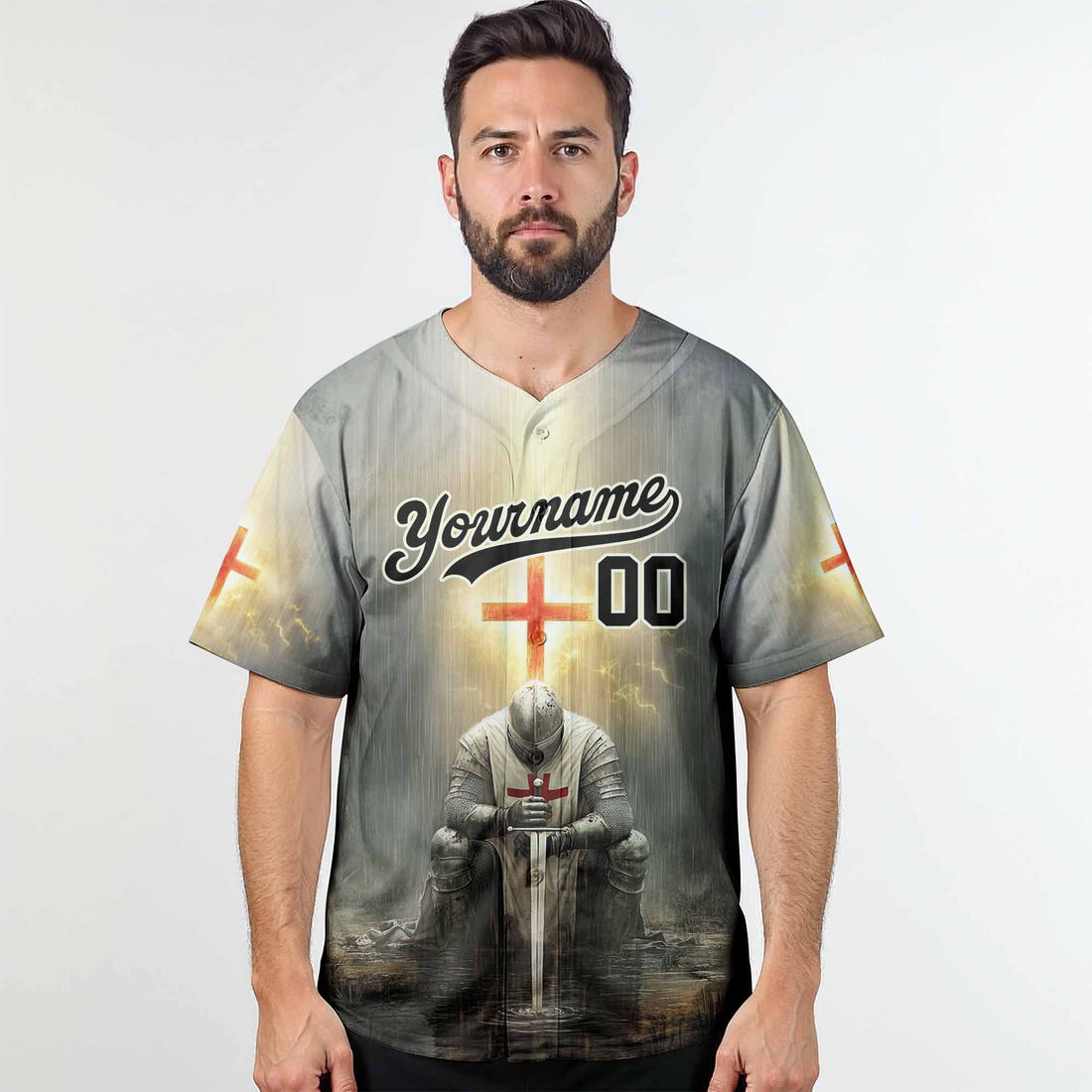 Put On The Full Armor Of God Baseball Jersey Personalized