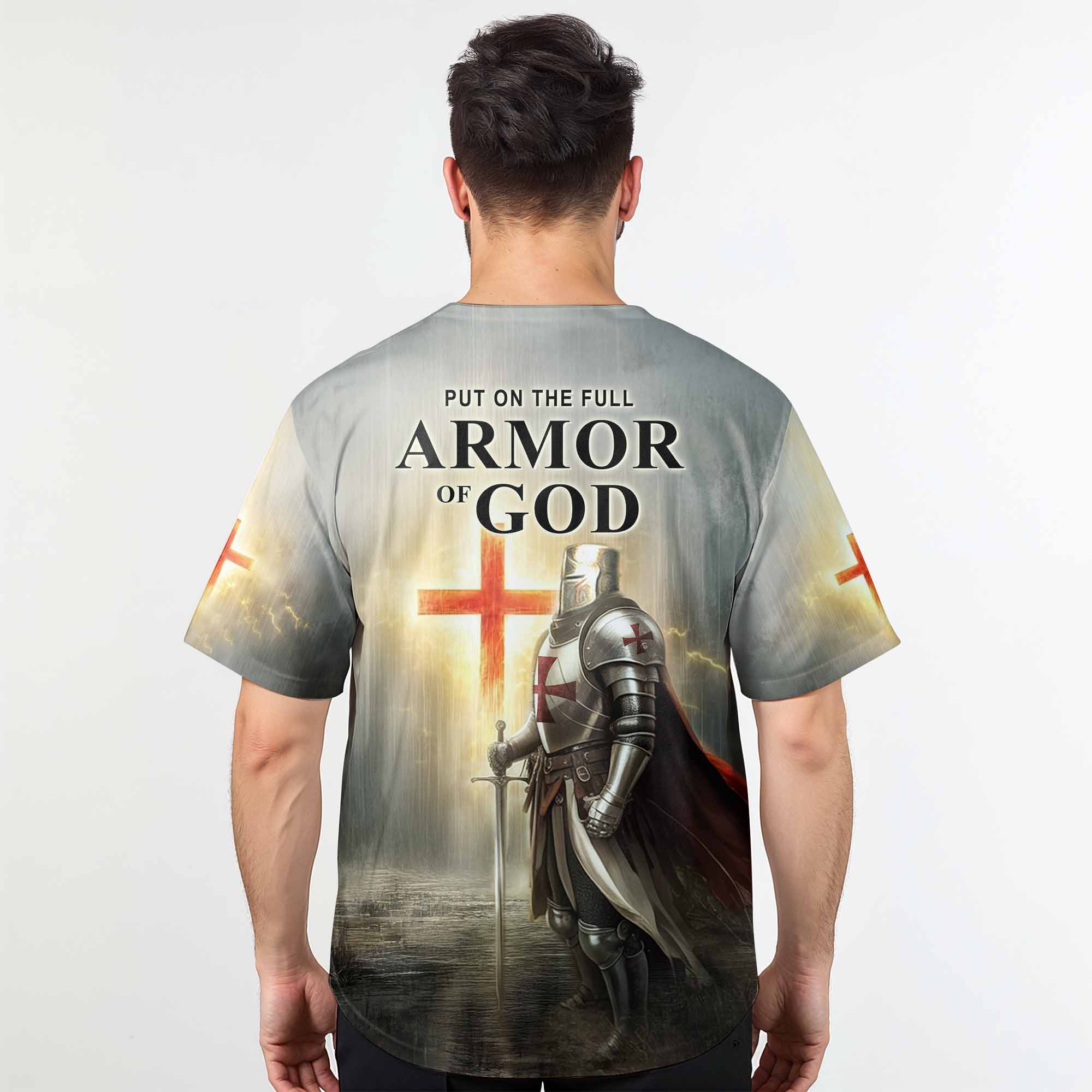 Put On The Full Armor Of God Baseball Jersey Personalized