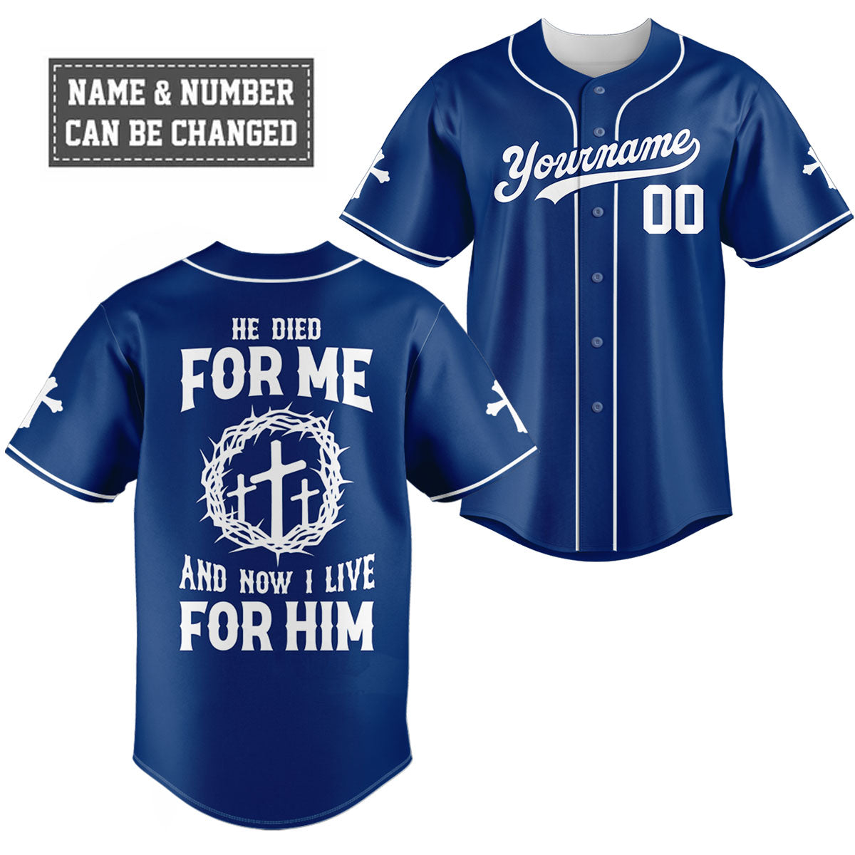 “Risen Life” Personalized Baseball Jersey