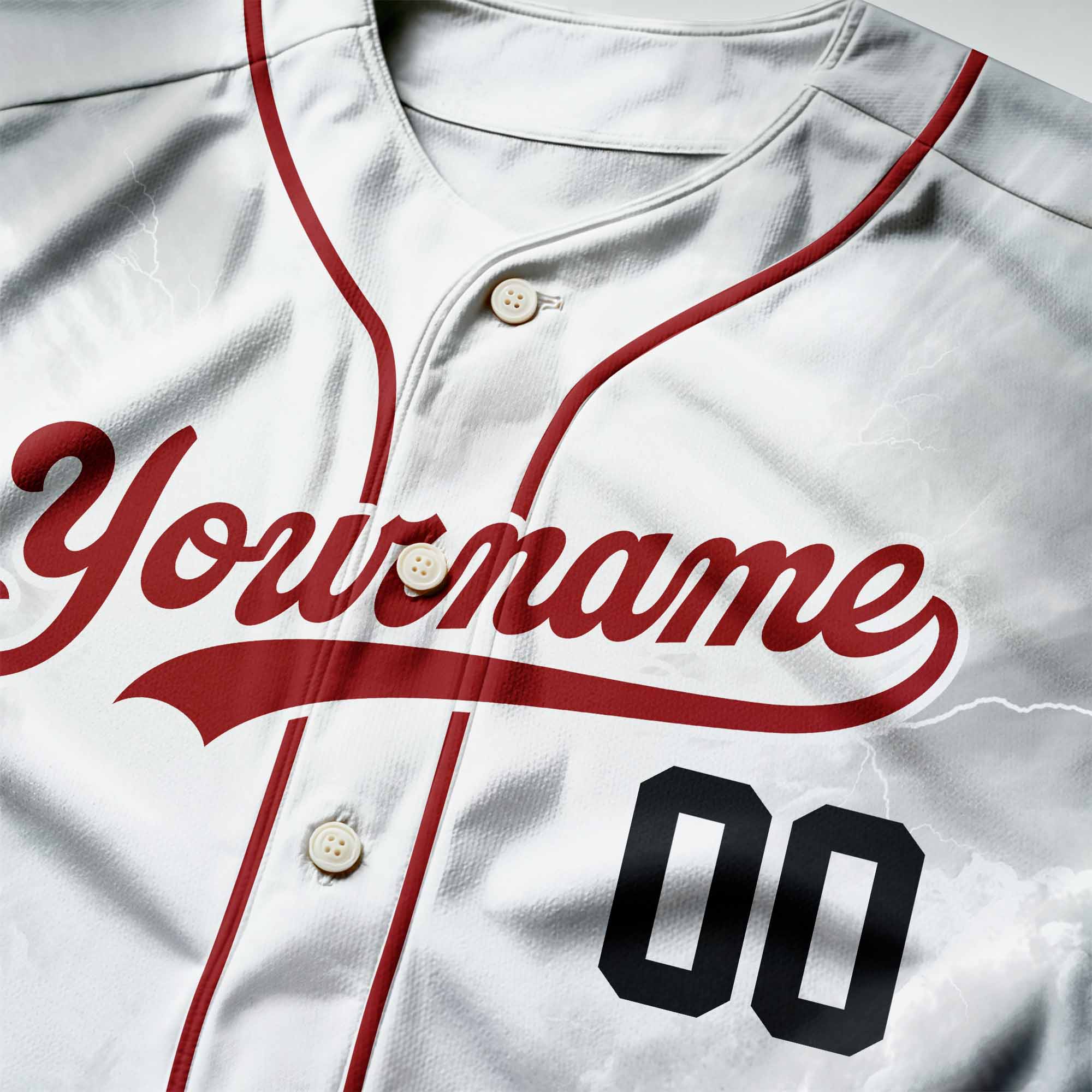 "We Will Serve The Lord" Baseball Jersey Personalized