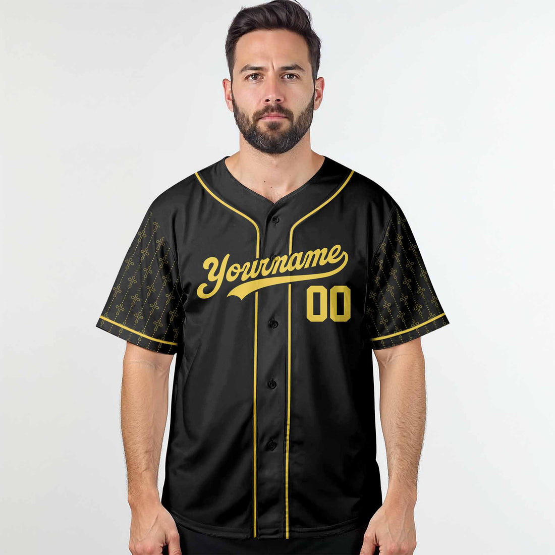 Jesus Is My Strength Baseball Jersey Personalized