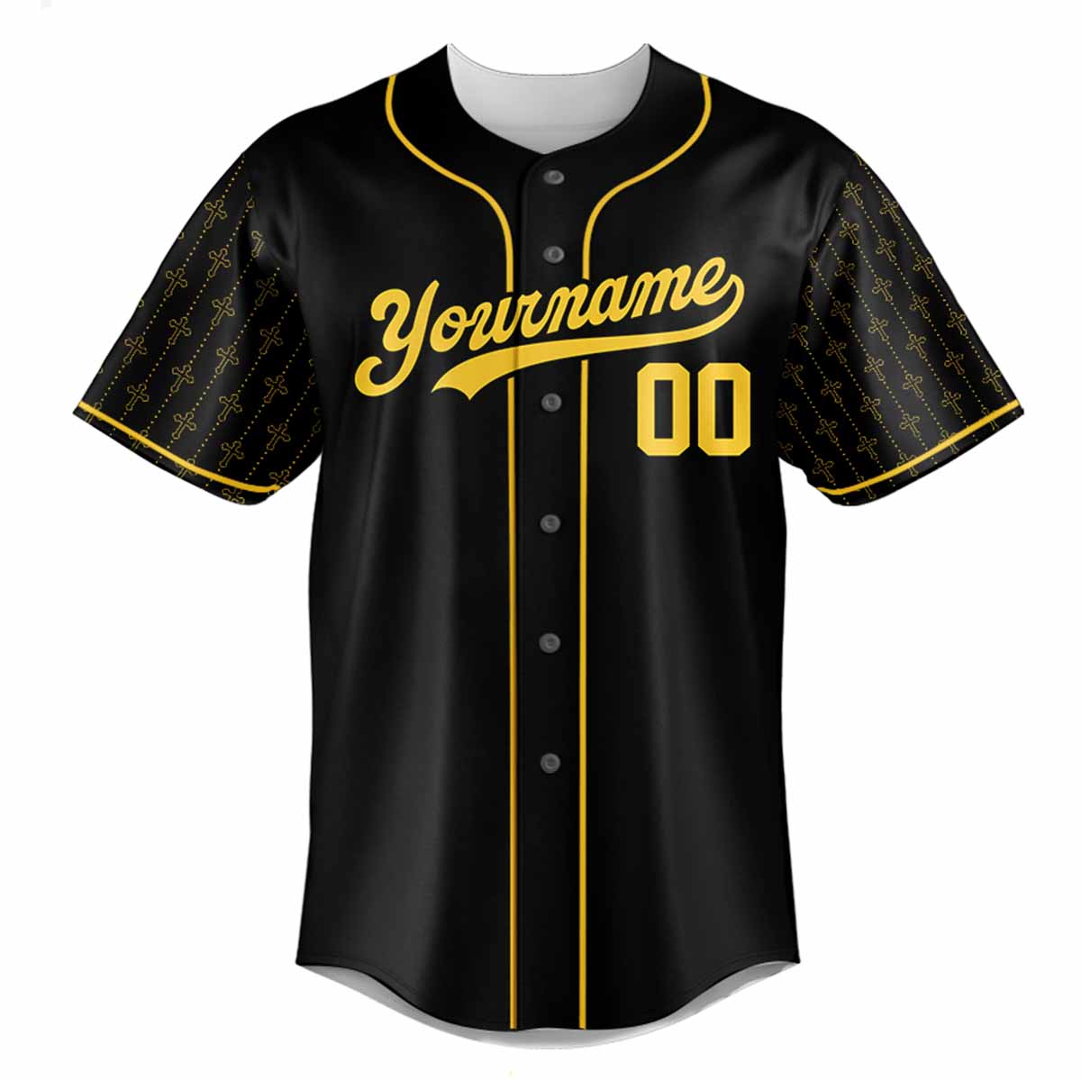 Jesus Is My Strength Baseball Jersey Personalized