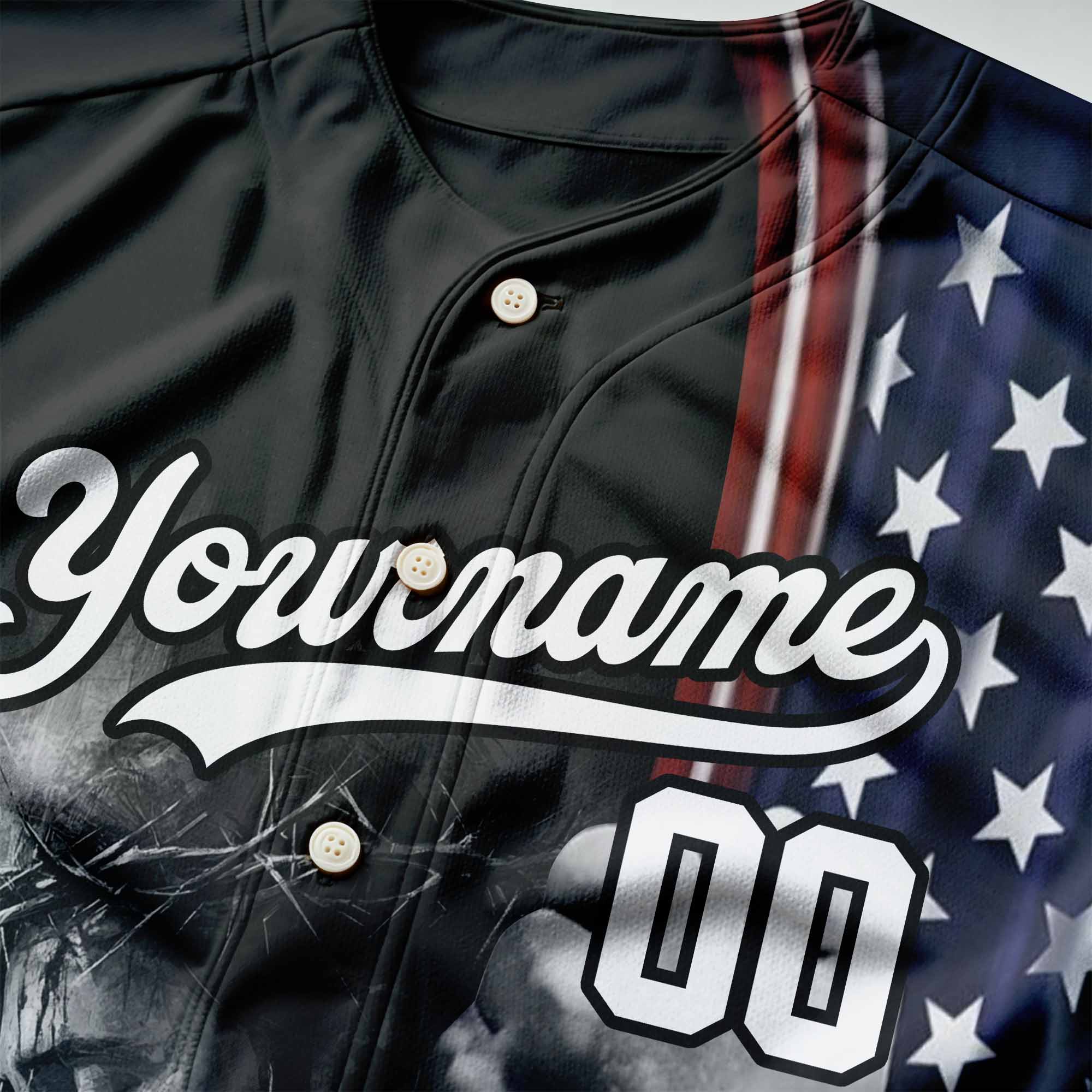 Blessed In The Nation Baseball Jersey Personalized