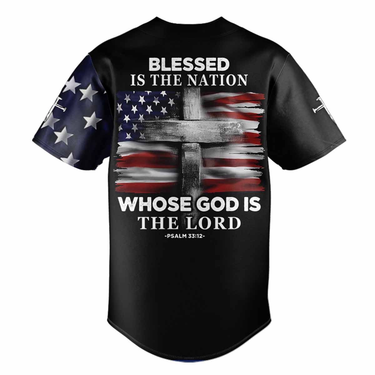 Blessed In The Nation Baseball Jersey Personalized