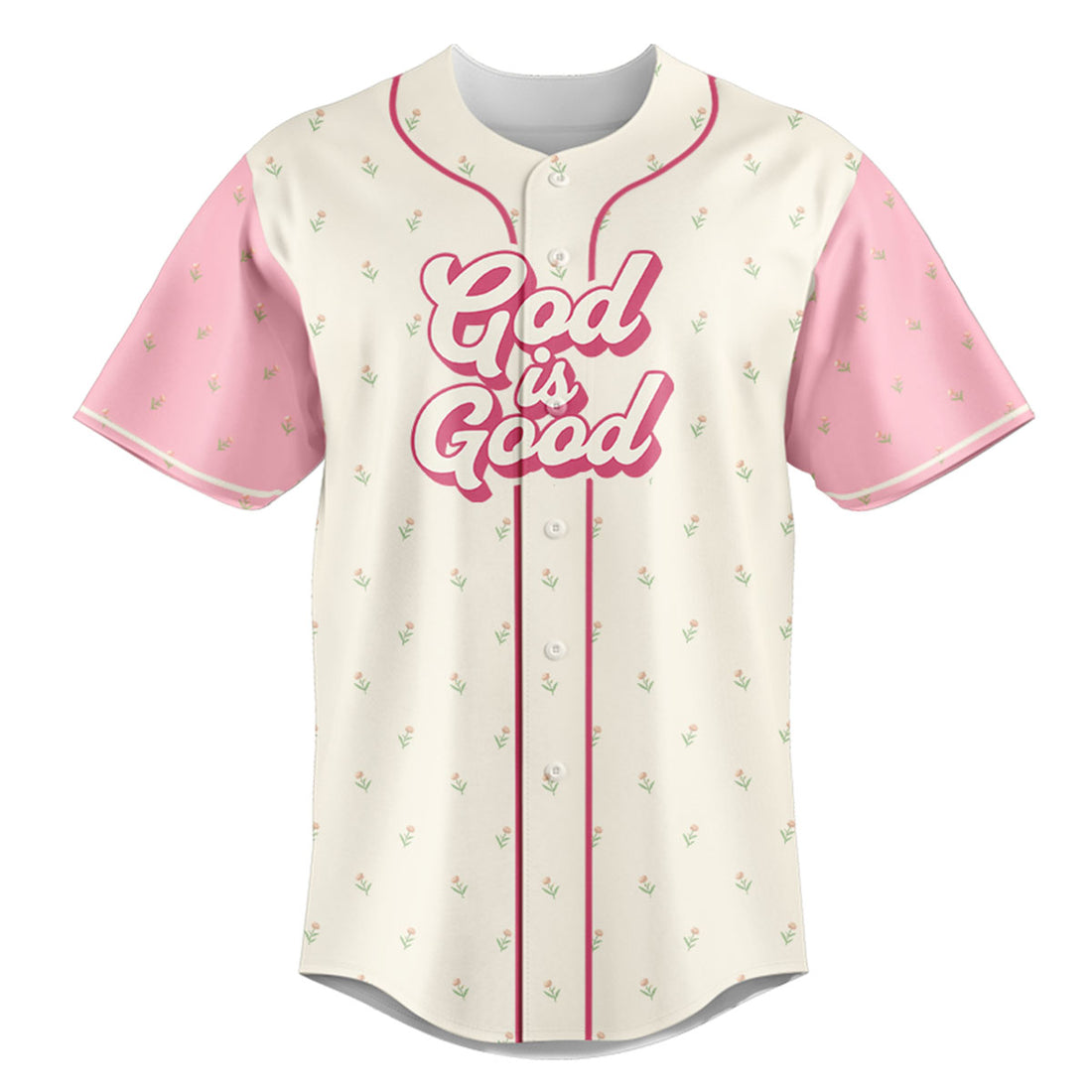 God Is Good Baseball Jersey