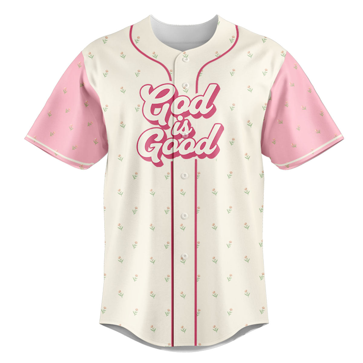 God Is Good Baseball Jersey