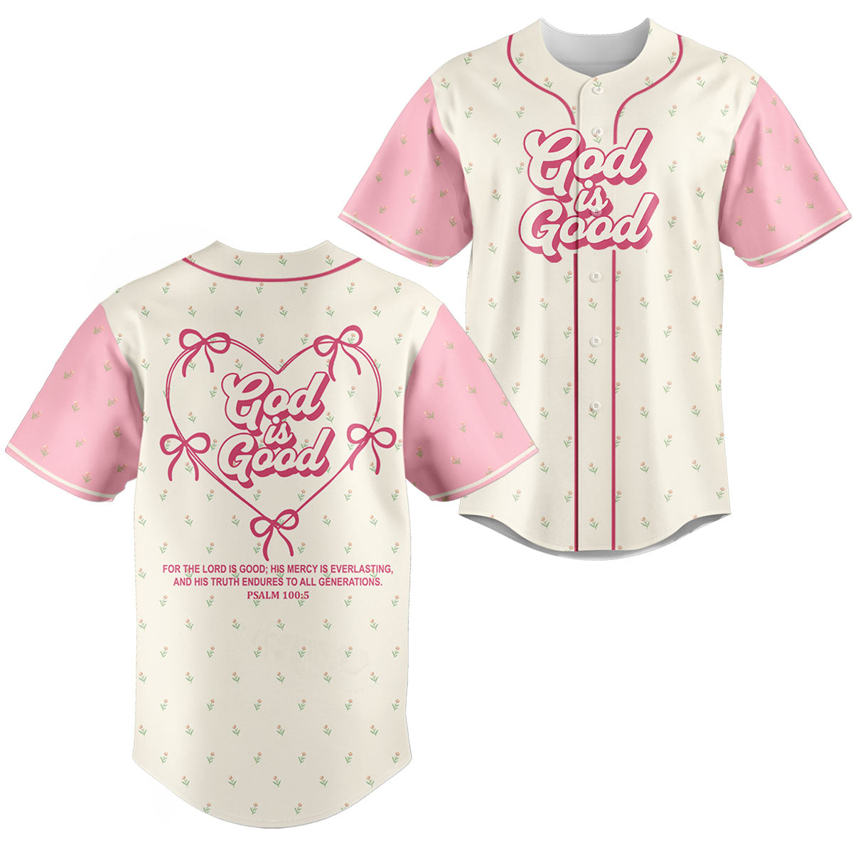 God Is Good Baseball Jersey