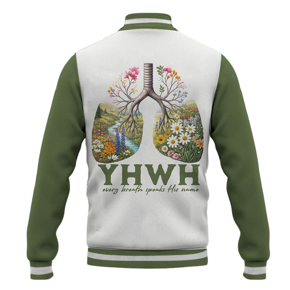 God Is Good Baseball Jacket