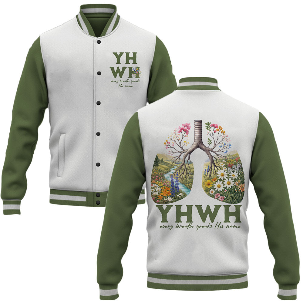 God Is Good Baseball Jacket