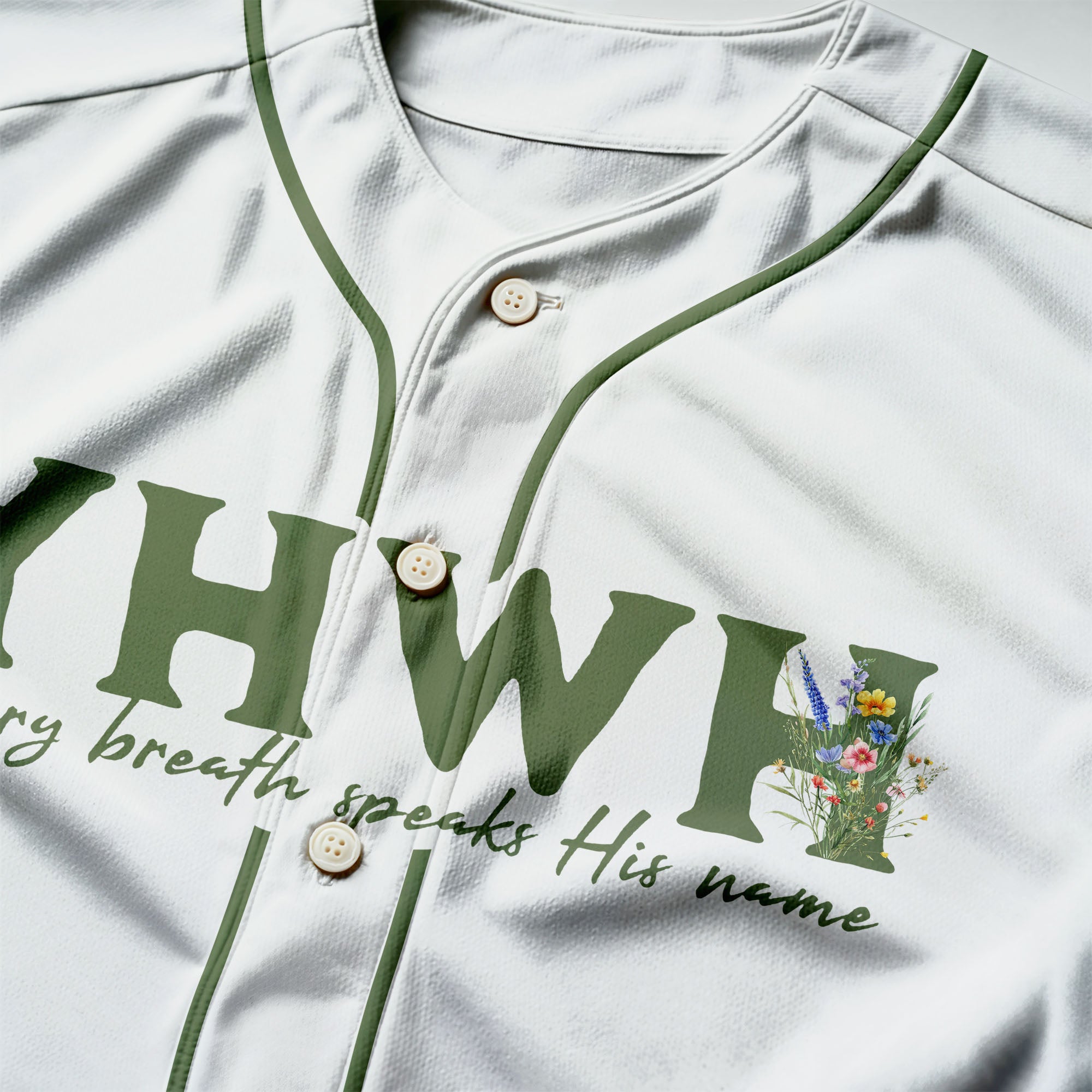 God Is Good Baseball Jersey